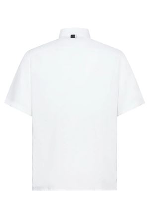 Camicia maniche corte in viscosa bianca LOW BRAND | LC26002A001